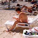 (2001-05) Kuba 13001 - Playa Santa Lucia - Andreas und Harry Potter