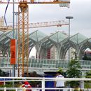 (2001-07) Lissabon 0820 - Oriente - Blick ueber das Expo-Gelaende zum Bahnhof