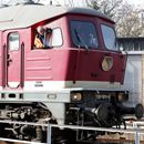 (2015-10) HK Halle 5486 Bahnmuseum - die V130 auf der Drehscheibe