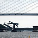(2017-07) Rügen HK 1423 - Stralsund - Öffnung der Ziegelgrabenbrücke