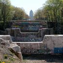 (2018-04) HK 4271 Leipzig - abgerissene Messebrücke im Süden