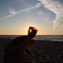 (2018-07) Rügen HK 3337 - Abendstimmung am Strand