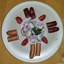 (2021) - (286) - Violetter Kartoffelsalat mit Würstchen zu Heiligabend