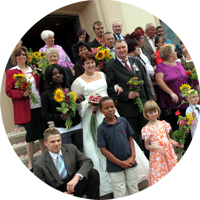 Hochzeit von Vivian und Thomas im August in Selb